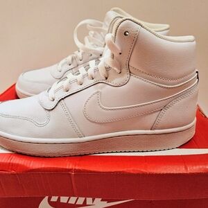 Nike Men's Ebernon Mid White Sneakers